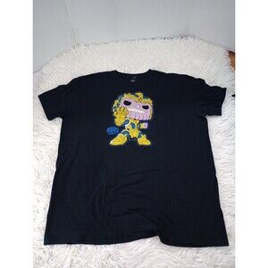 Funko Pop Tees Men's T-Shirt Size L Black Marvel Short Sleeve Crew Neck